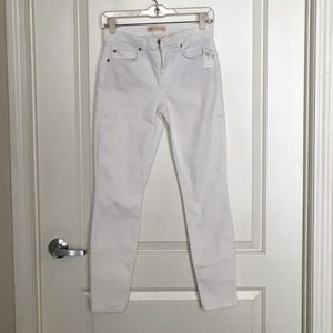 Gap 1969 White true skinny jeans